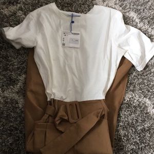 Two tone zara midi dress